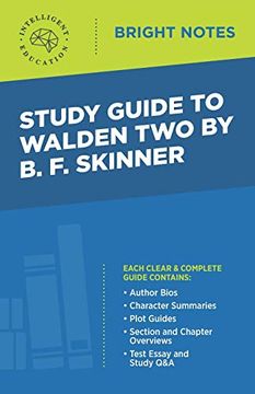 portada Study Guide to Walden two by b. F. Skinner (Bright Notes) (en Inglés)