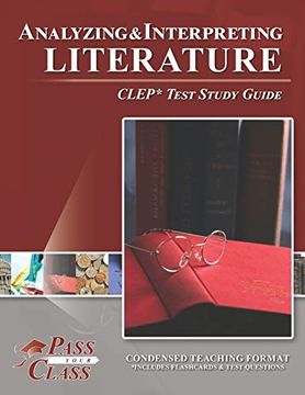 portada Analyzing and Interpreting Literature Clep Test Study Guide (en Inglés)