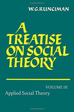 portada A Treatise on Social Theory 3 Volume Paperback Set: A Treatise on Social Theory: Volume 3, Applied Social Theory Paperback 