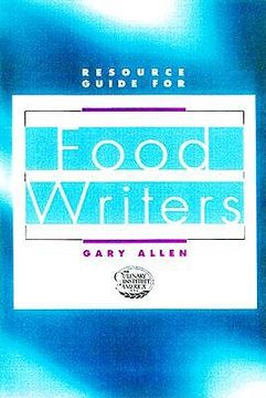 portada resource guide for food writers (en Inglés)