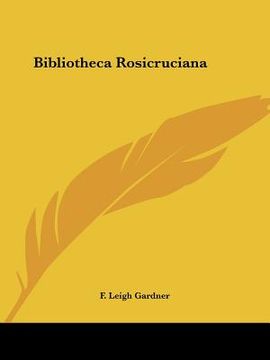 portada bibliotheca rosicruciana (en Inglés)