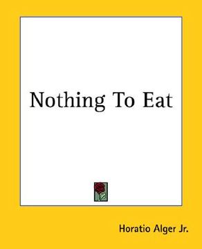 portada nothing to eat (en Inglés)