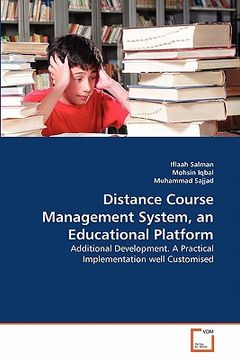 portada distance course management system, an educational platform (en Inglés)