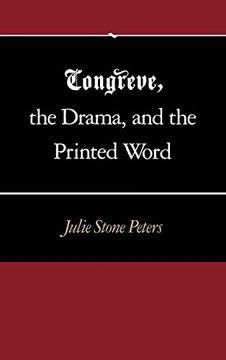 portada Congreve, the Drama, and the Printed Word (en Inglés)