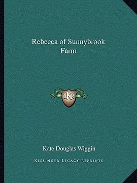 portada rebecca of sunnybrook farm (en Inglés)
