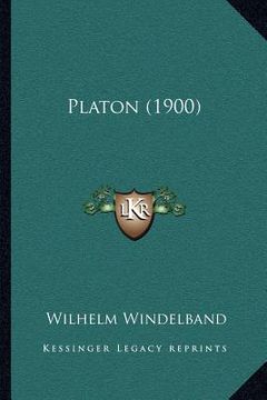 portada platon (1900) (en Inglés)