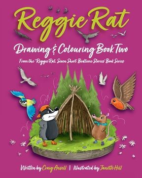 portada Reggie Rat Drawing & Colouring Book 2: From the Reggie Rat Seven Short Bedtime Stories Books 3 & 4 (en Inglés)