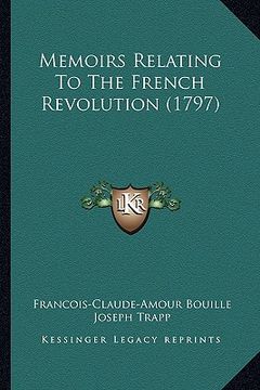 portada memoirs relating to the french revolution (1797) (in English)