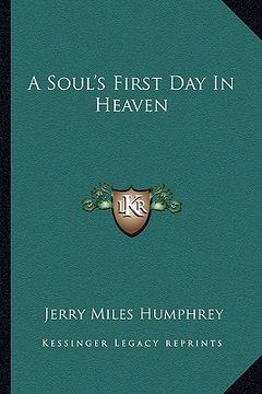 portada a soul's first day in heaven