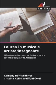portada Laurea in musica e artista/insegnante (in Italian)