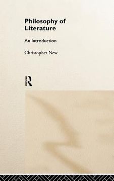 portada philosophy of literature: an introduction (en Inglés)