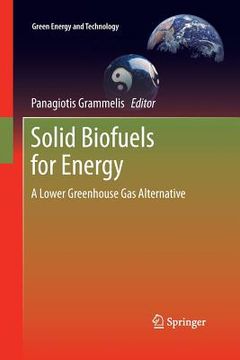 portada Solid Biofuels for Energy: A Lower Greenhouse Gas Alternative (in English)
