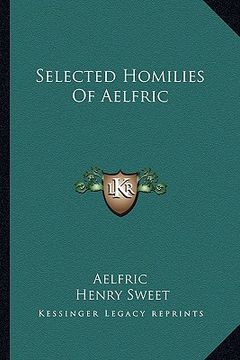 portada selected homilies of aelfric (en Inglés)