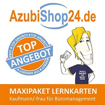portada Azubishop24. De Lernkarten Kaufmann / Kauffrau für Büromanagement. Maxi-Paket (en Alemán)