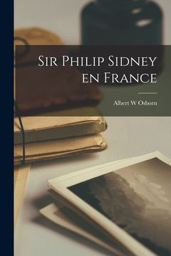 portada Sir Philip Sidney En France (en Inglés)