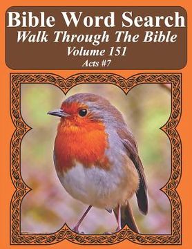 portada Bible Word Search Walk Through The Bible Volume 151: Acts #7 Extra Large Print (en Inglés)