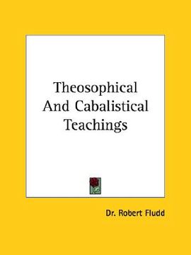 portada theosophical and cabalistical teachings (en Inglés)