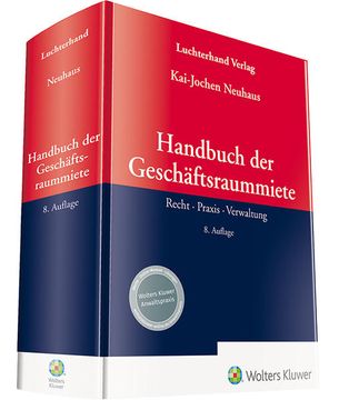 portada Handbuch der Geschäftsraummiete Recht - Praxis - Verwaltung (en Alemán)