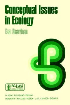 portada conceptual issues in ecology (en Inglés)