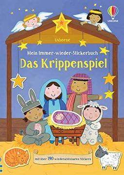 portada Mein Immer-Wieder-Stickerbuch: Das Krippenspiel: Mit Über 190 Stickern (Meine Immer-Wieder-Stickerbücher) (en Alemán)