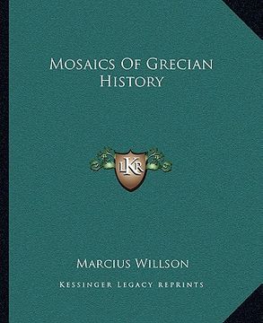 portada mosaics of grecian history (en Inglés)