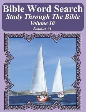 portada Bible Word Search Study Through The Bible: Volume 10 Exodus #1 (en Inglés)