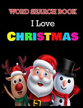 portada Word Search Book i Love Christmas: Christmas a Festive Word Search Book 