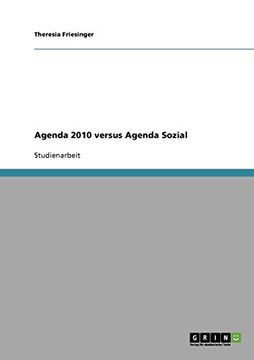 portada Agenda 2010 versus Agenda Sozial (German Edition)