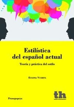 portada Estilística Del Español Actual (prosopopeya Manuales) (in Spanish)