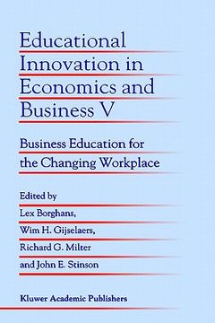 portada educational innovation in economics and business v: business education for the changing workplace