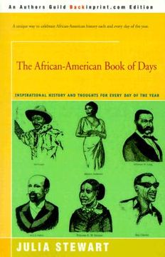 portada the african-american book of days: inspirational history and thoughts for every day of the year (en Inglés)