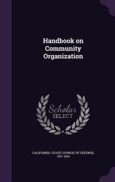 portada Handbook on Community Organization (en Inglés)
