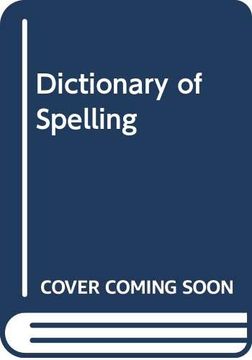 portada Dictionary of Spelling