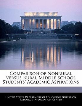 portada comparison of nonrural versus rural middle-school students' academic aspirations (en Inglés)