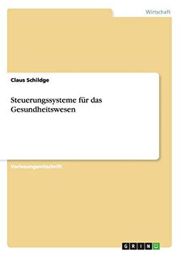 portada Steuerungssysteme Fur Das Gesundheitswesen (German Edition)