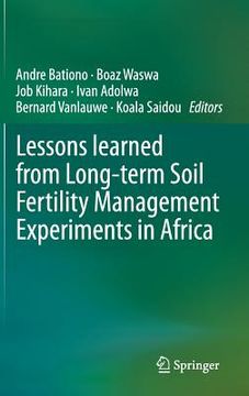 portada lessons learned from long-term soil fertility management experiments in africa (en Inglés)
