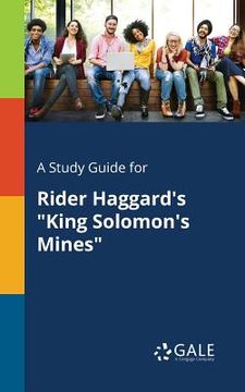portada A Study Guide for Rider Haggard's "King Solomon's Mines"