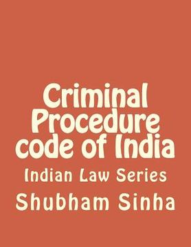 portada Criminal Procedure code of India: Indian Law Series (en Inglés)