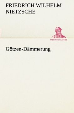 portada Götzen-Dämmerung (TREDITION CLASSICS) (German Edition)