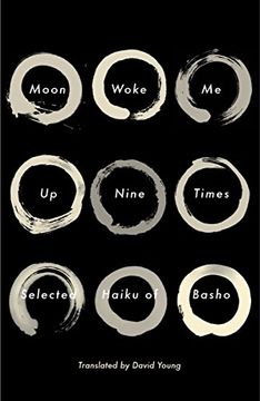 portada Moon Woke me up Nine Times: Selected Haiku of Basho (en Inglés)