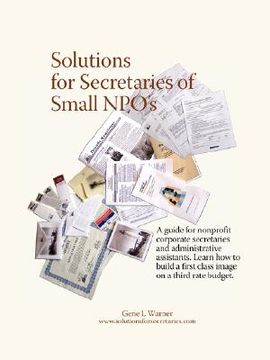 portada solutions for secretaries of small npo's (in English)