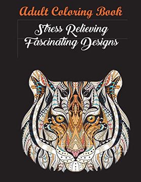 portada Mindfulness Coloring Book for Adults: Zen Coloring Book for Mindful People | Adult Coloring Book With Stress Relieving Designs Animals, Mandalas,. Adhd, Loss of Anxiety, Relaxion, Meditation 
