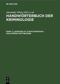 portada Strafzumessung - Unlauterer Wettbewerb (in German)