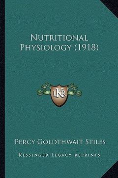 portada nutritional physiology (1918) (en Inglés)