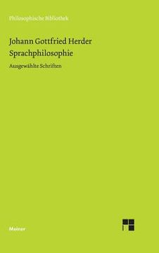 portada Sprachphilosophie (in German)