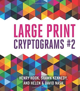 portada Large Print Cryptograms #2 (en Inglés)
