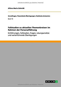 portada Fallstudien zu aktuellen Themenkreisen im Rahmen der Personalführung (German Edition)