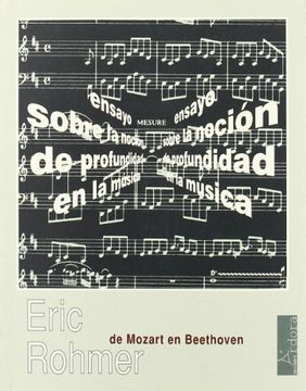 portada De Mozart en Beethoven: Ensayo Sobre la Noción de Profundidad en la Música