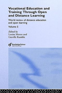 portada vocational education and training through open and distance learning: world review of distance education and open learning volume 5
