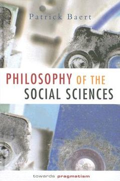 portada philosophy of the social sciences: towards pragmatism